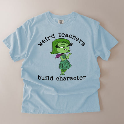 Comfort Colors Weird Teachers Build Character Graphic T-Shirt