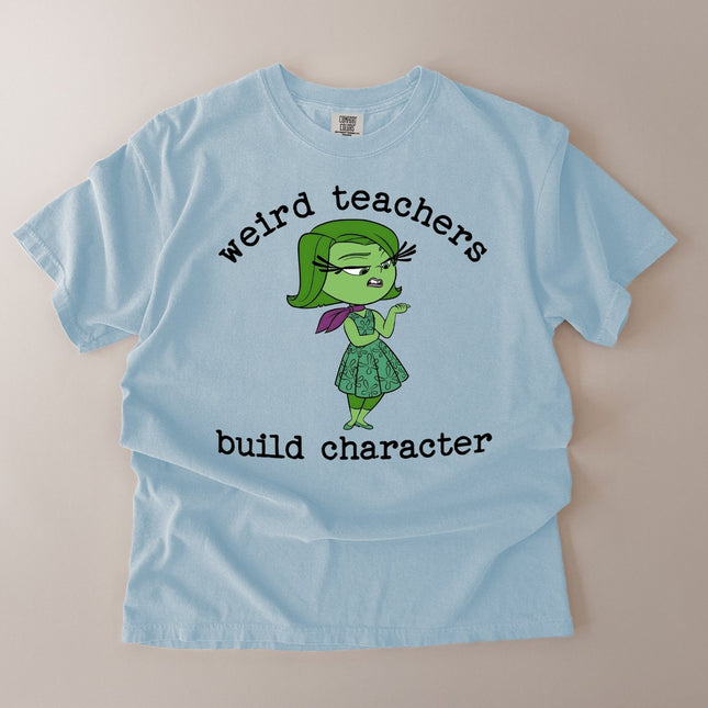Comfort Colors Weird Teachers Build Character Graphic T-Shirt