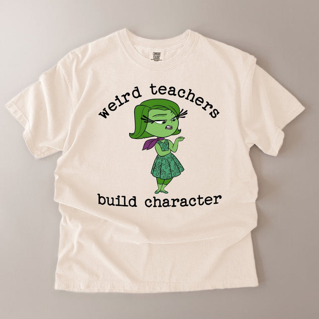 Comfort Colors Weird Teachers Build Character Graphic T-Shirt