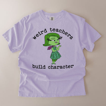 Comfort Colors Weird Teachers Build Character Graphic T-Shirt