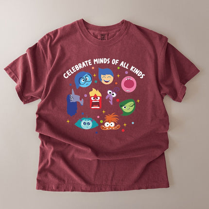 Comfort Colors Celebrate Minds of All Kinds Teacher Shirt