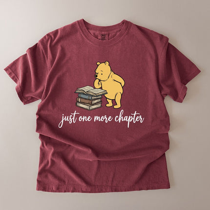 Comfort Colors Just One More Chapter Book Lover T-Shirt