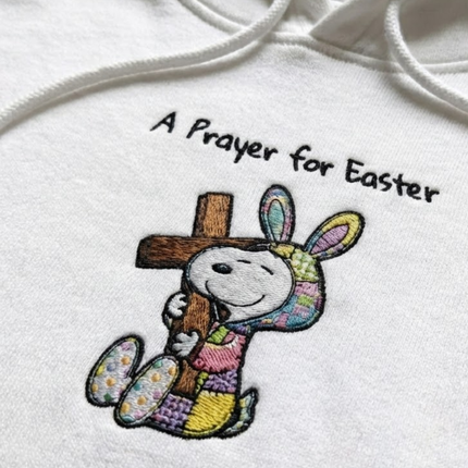A Prayer for Easter Embroidered Hoodie
