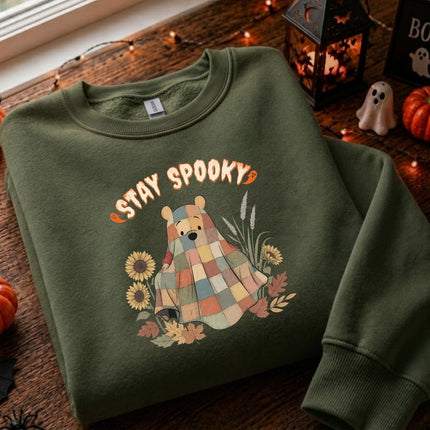 Stay Spooky Ghost Blanket Sweatshirt