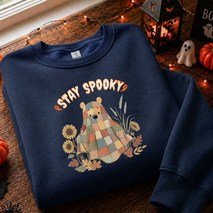 Stay Spooky Ghost Blanket Sweatshirt