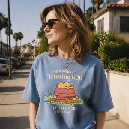 Comfort Colors Begin By Trusting God T-Shirt