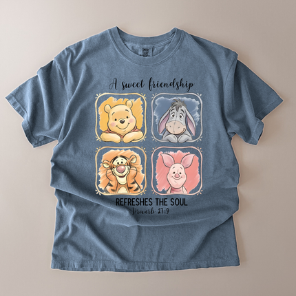 Comfort Colors A Sweet Friendship Refreshes The Soul T-Shirt