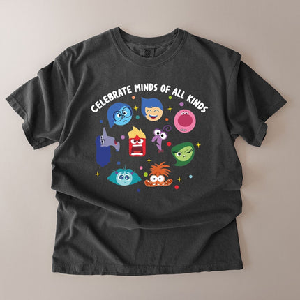 Comfort Colors Celebrate Minds of All Kinds Teacher Shirt