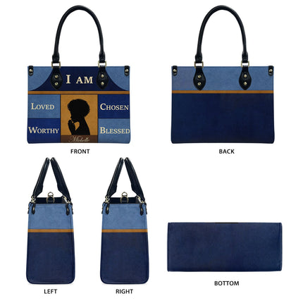 Personalized Christian Leather Handbag
