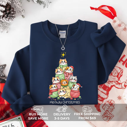 Meowy Christmas Sweatshirt