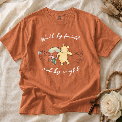 Comfort Colors Walk by Faith Not by Sight T-shirt