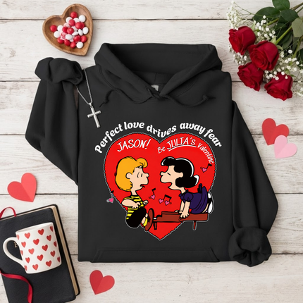 Perfect love drives away fear hoodie