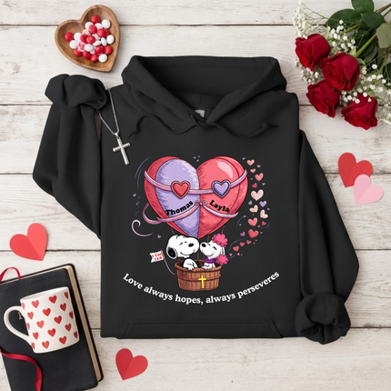 Love always hopes always perseveres Hoodie