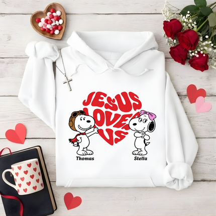 Jesus loves us Hoodie