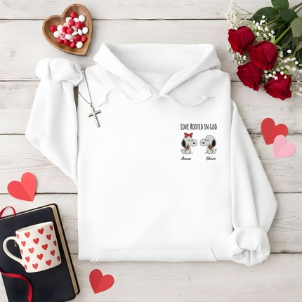 Love Rooted In God Embroidered Hoodie