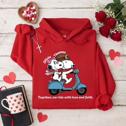 Ride With Love And Faith Hoodie