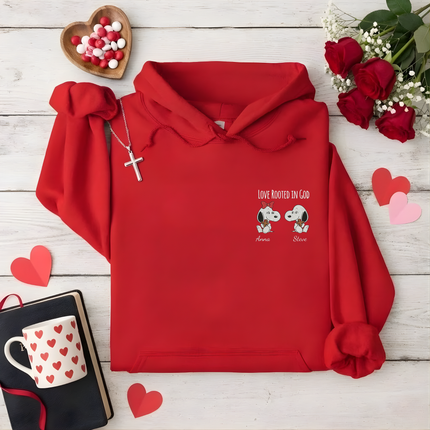 Love Rooted In God Embroidered Hoodie