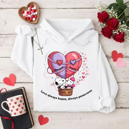 Love always hopes always perseveres Hoodie