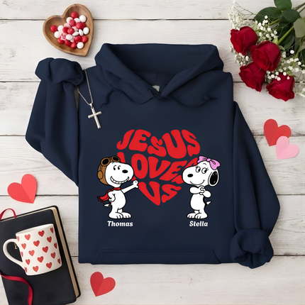 Jesus loves us Hoodie