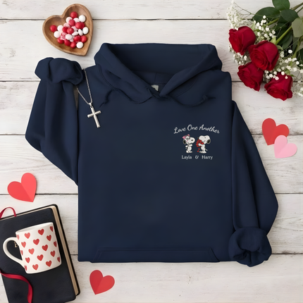 Love One Another Embroidered Hoodie