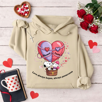 Love always hopes always perseveres Hoodie