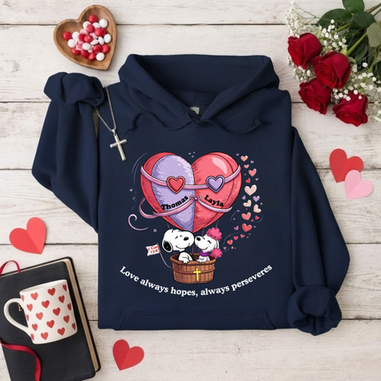 Love always hopes always perseveres Hoodie