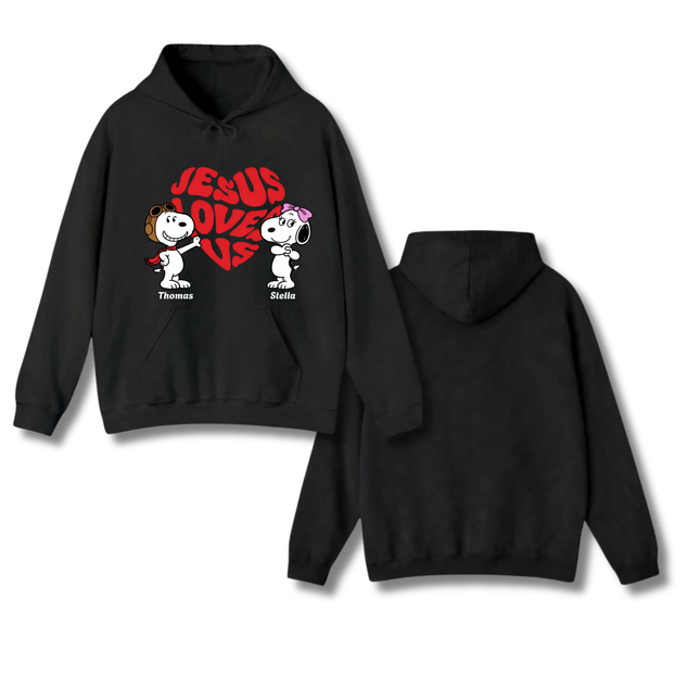 Jesus loves us Hoodie