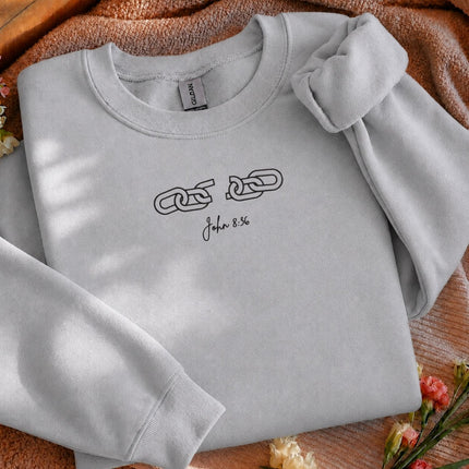 Broken Chains John 836 Embroidered Sweatshirt