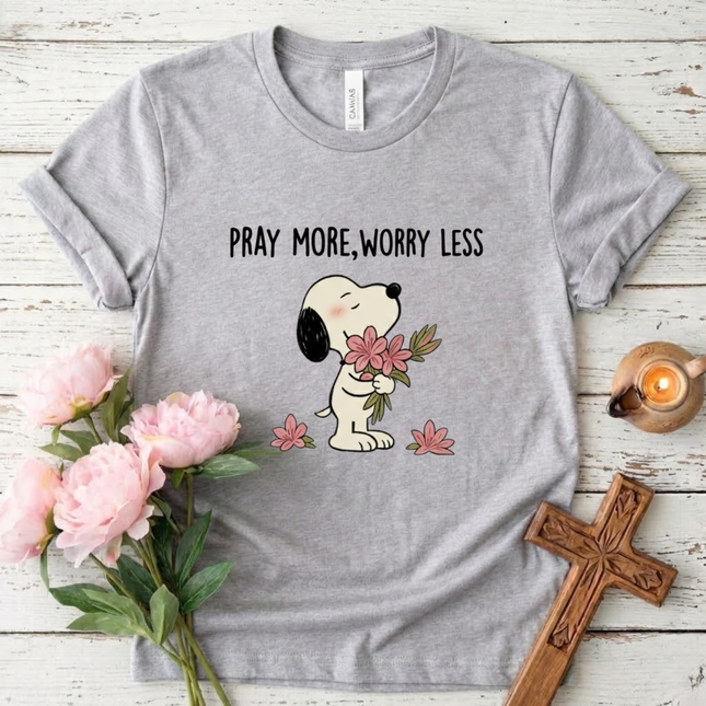 Pray More Worry Less T-Shirt