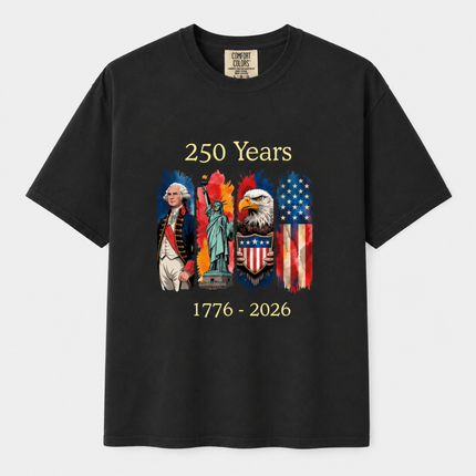 Comfort Colors USA 1776-2026 250th Anniversary T-Shirt