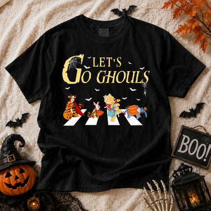 Comfort Colors Halloween Let's Go Ghouls T-shirt