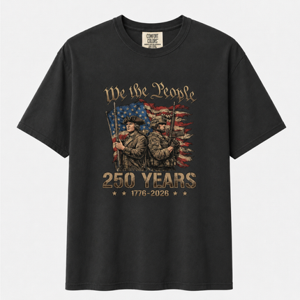 Comfort Colors We The People 250 Years 1776-2026 T-Shirt