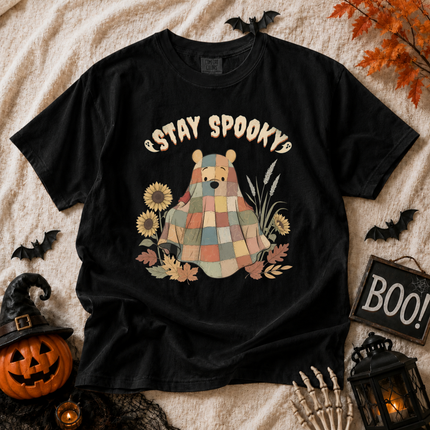 Comfort Colors Stay Spooky Ghost Blanket T-shirt