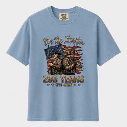 Comfort Colors We The People 250 Years 1776-2026 T-Shirt
