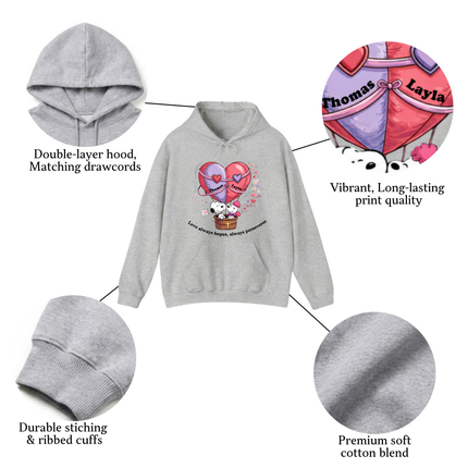 Love always hopes always perseveres Hoodie