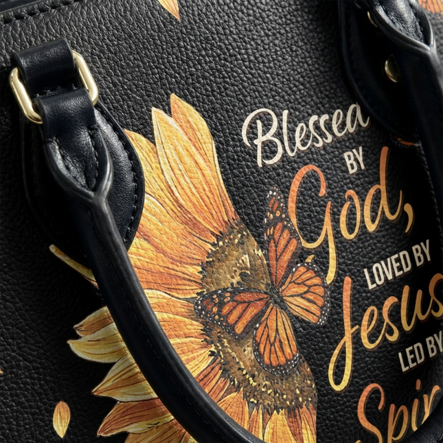 Led by the Spirit Leather Handbag