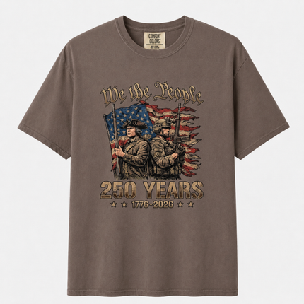 Comfort Colors We The People 250 Years 1776-2026 T-Shirt