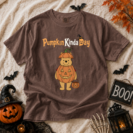 Comfort Colors Halloween Pumpkin Kinda Day T-shirt