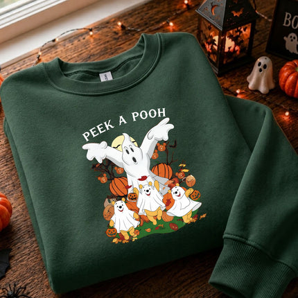 Peek A Pooh Spooky Halloween Sweatshirt