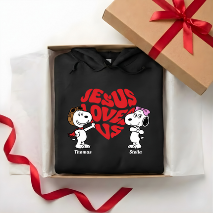 Jesus loves us Hoodie