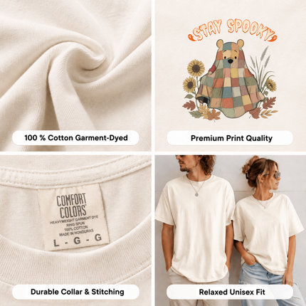 Comfort Colors Stay Spooky Ghost Blanket T-shirt
