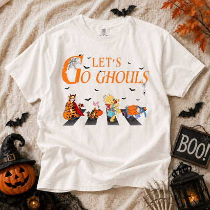 Comfort Colors Halloween Let's Go Ghouls T-shirt