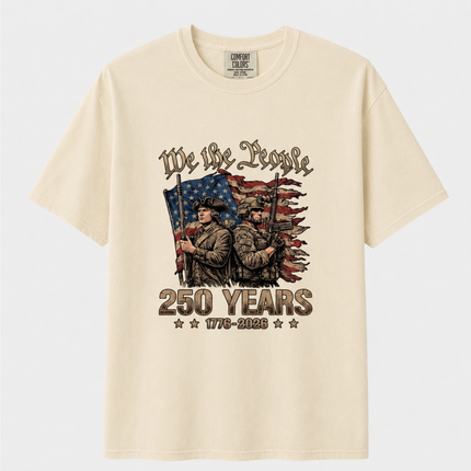 Comfort Colors We The People 250 Years 1776-2026 T-Shirt