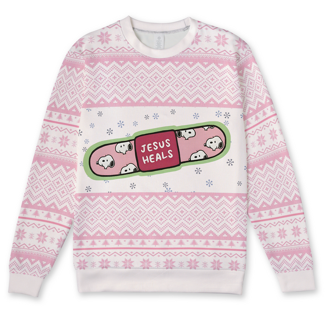 Jesus Heals Snoopy 3D Sweater