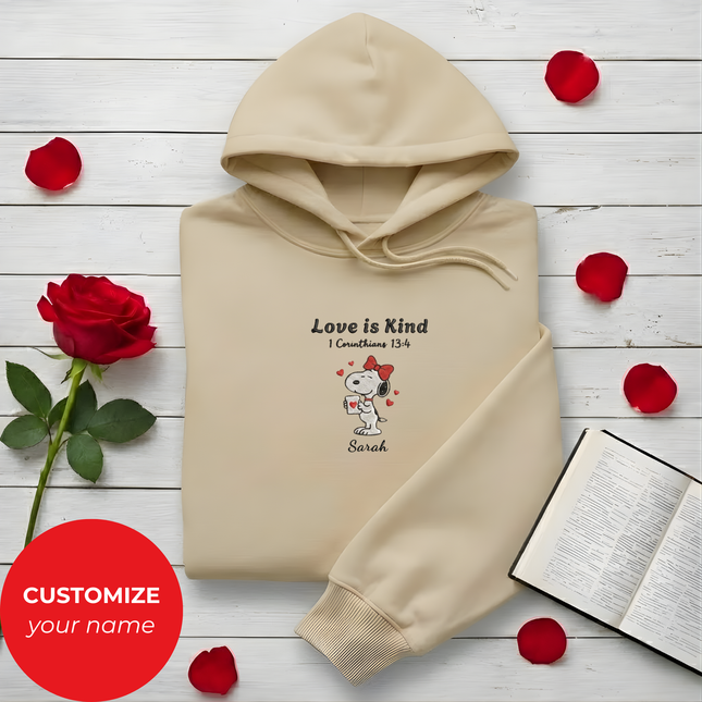 Love Is Kind - Fifi - Embroidered Hoodie