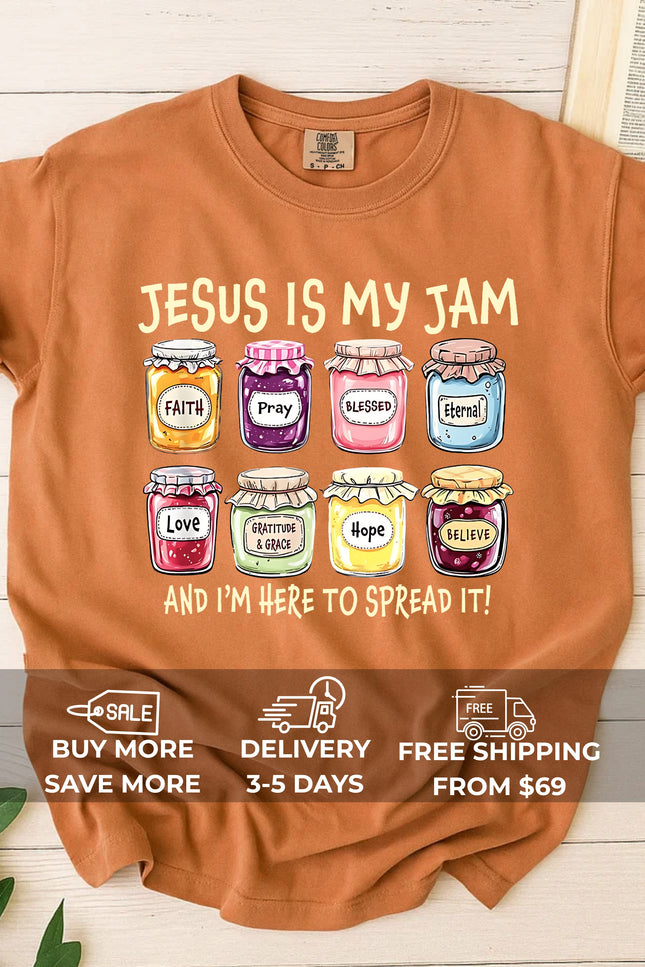 Comfort Colors Jesus is My Jam Graphic Tee