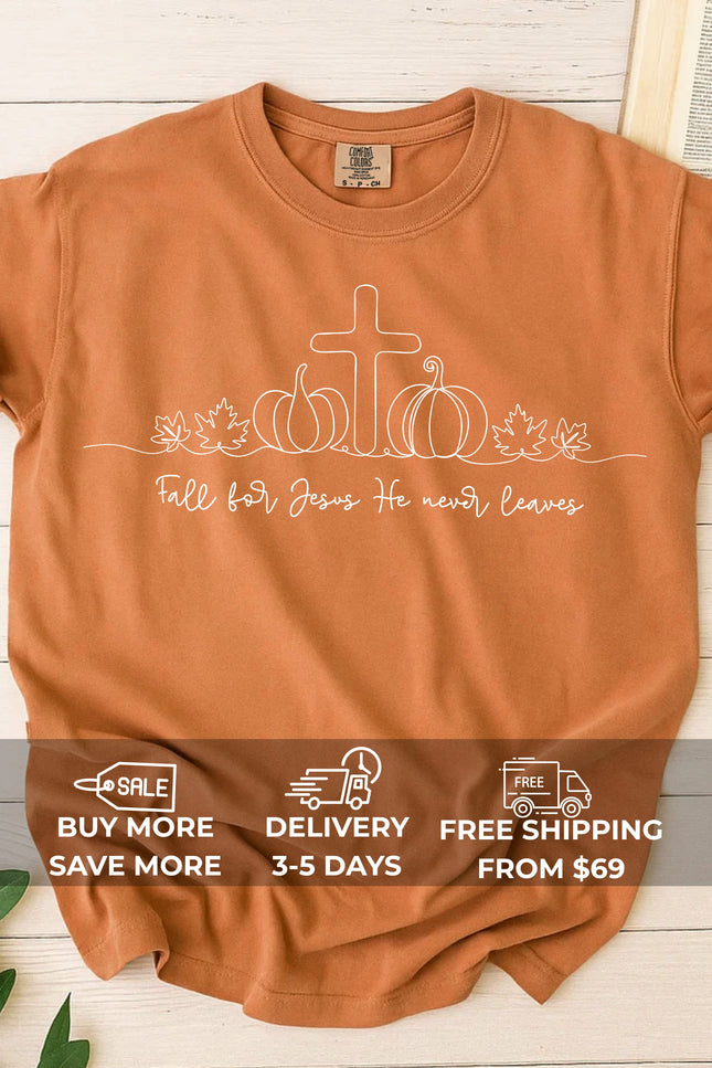 Comfort Color Fall for Jesus Christian T-shirt