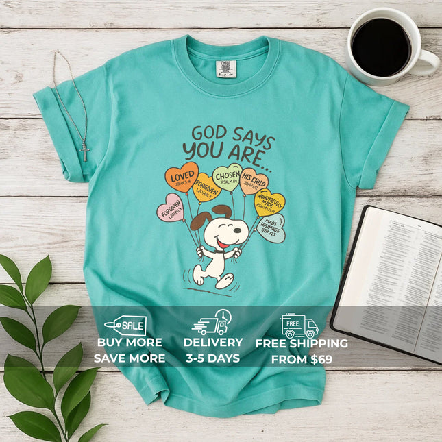 Comfort Colors Snoopy Balloons T-shirt