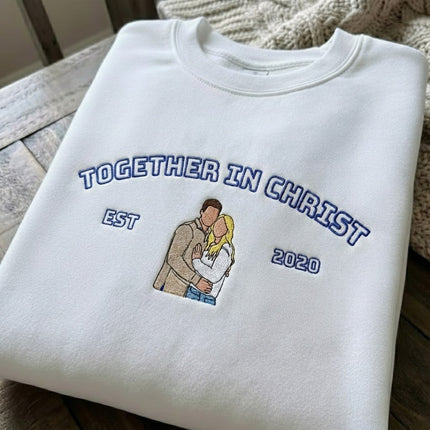 Together In Christ Embroidered Sweatshirt