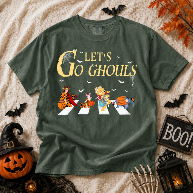 Comfort Colors Halloween Let's Go Ghouls T-shirt